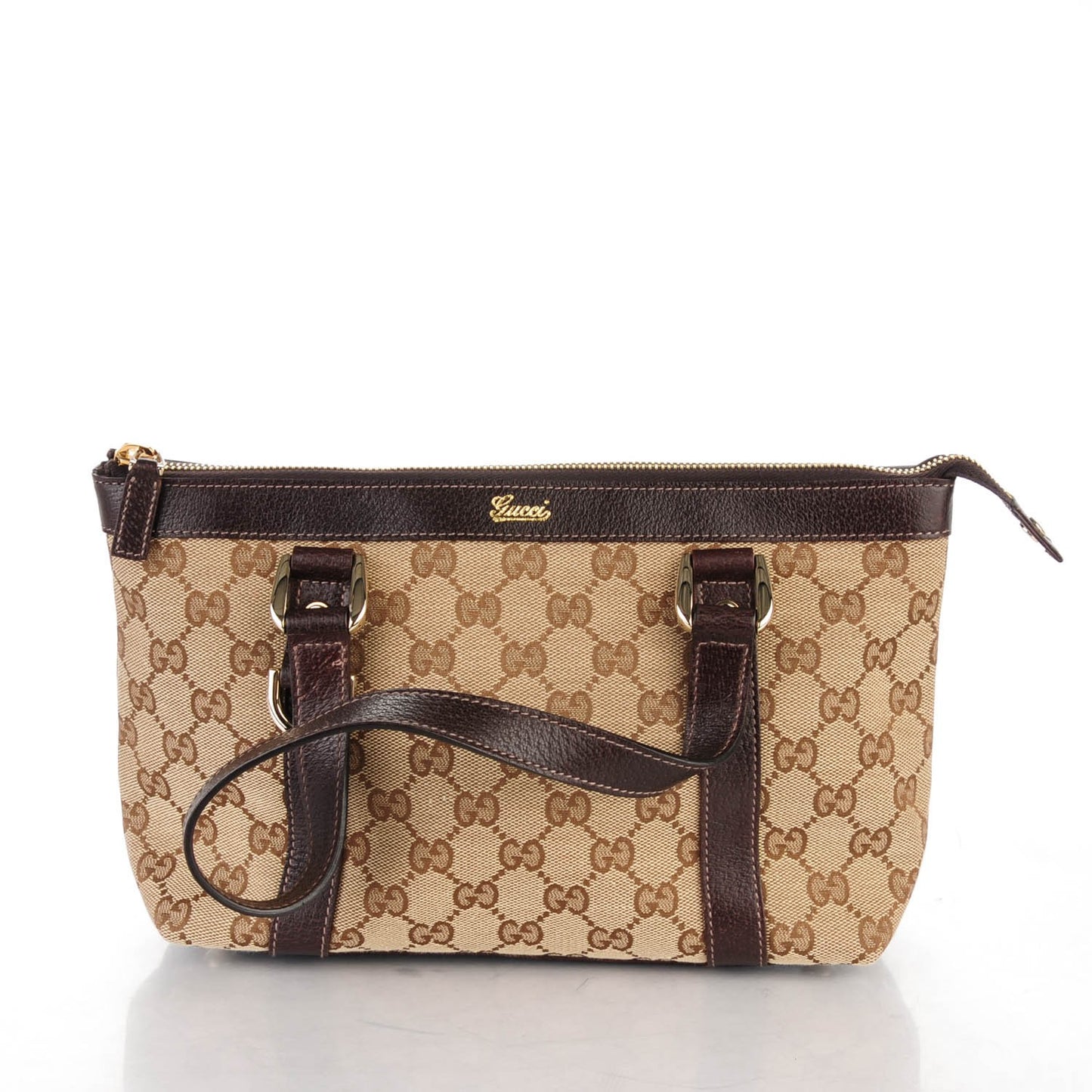Monogram Small Abbey Tote Dark Brown