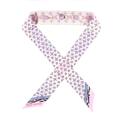Louis Vuitton Silk Monogram Bubblegram BB Bandeau Blush 1 of 3