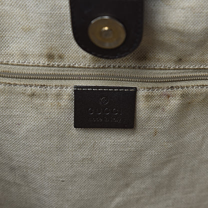 Gucci Monogram Large Sukey Tote Dark Brown 11 of 23