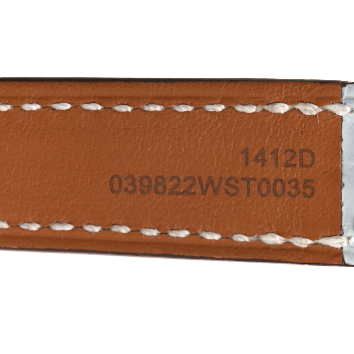 Hermes Matte Alligator 21mm Heure H Hour Watch Strap Bleu Brum 6 of 7