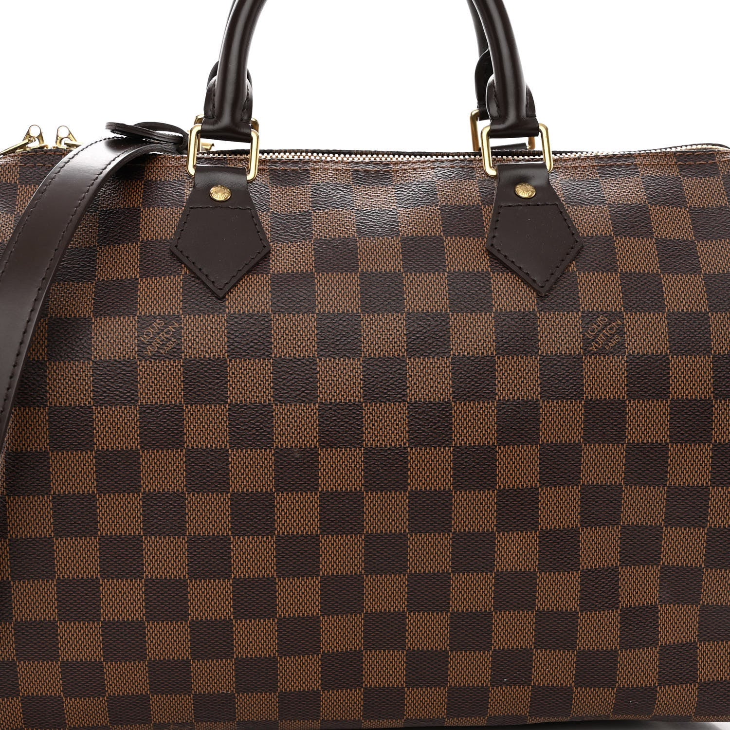 Louis Vuitton Damier Ebene Speedy Bandouliere 30 8 of 11
