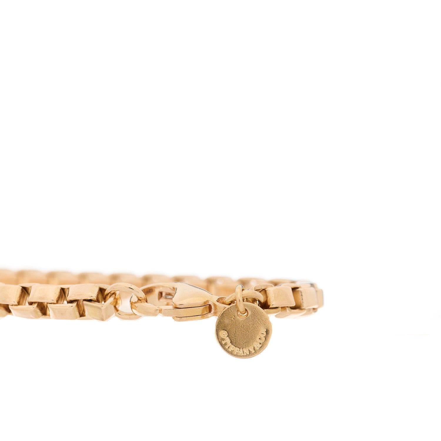 Tiffany 18K Rose Gold Venetian Link Bracelet 5 of 5