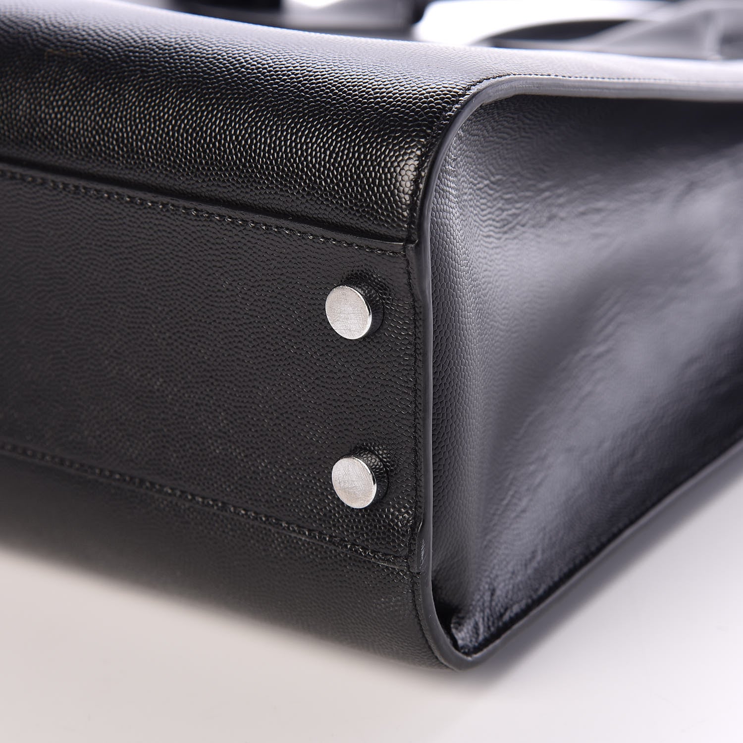 Saint Laurent Grain de Poudre Medium Museum Tote Black 6 of 11