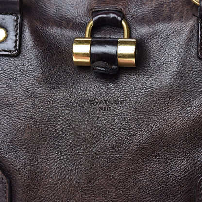 Saint Laurent Calfskin Oversized Muse Brown 21 of 25