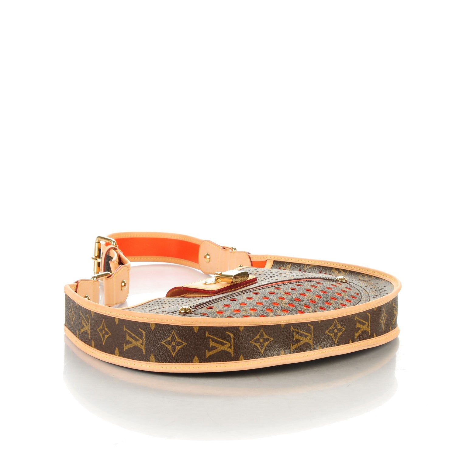 Louis Vuitton Monogram Perforated Demi-Lune Orange 4 of 8