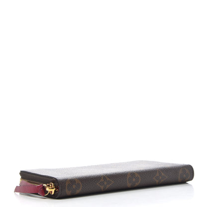 Louis Vuitton Monogram Clemence Wallet Fuchsia 3 of 6