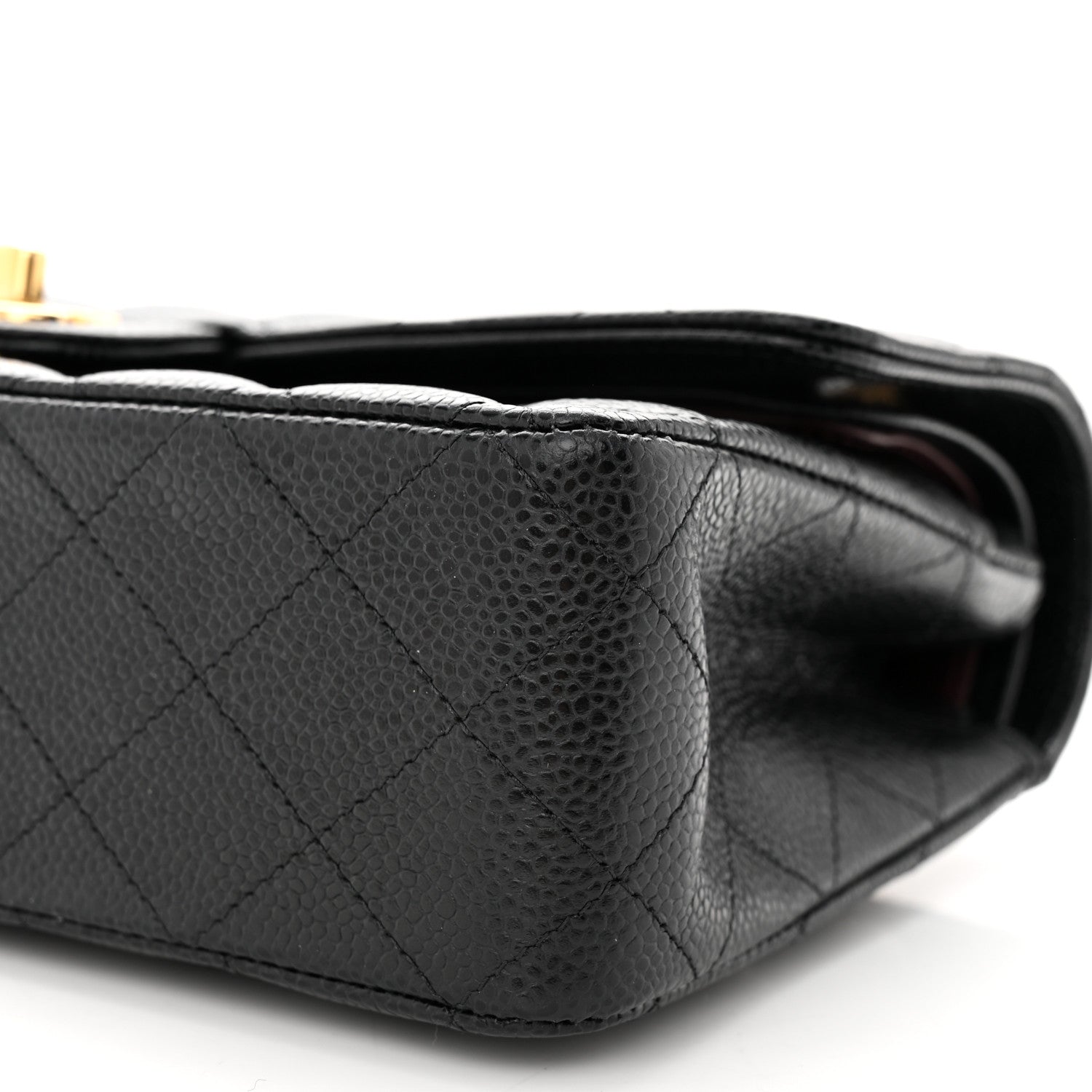 Chanel Caviar Quilted Medium Double Flap Black 10 of 11