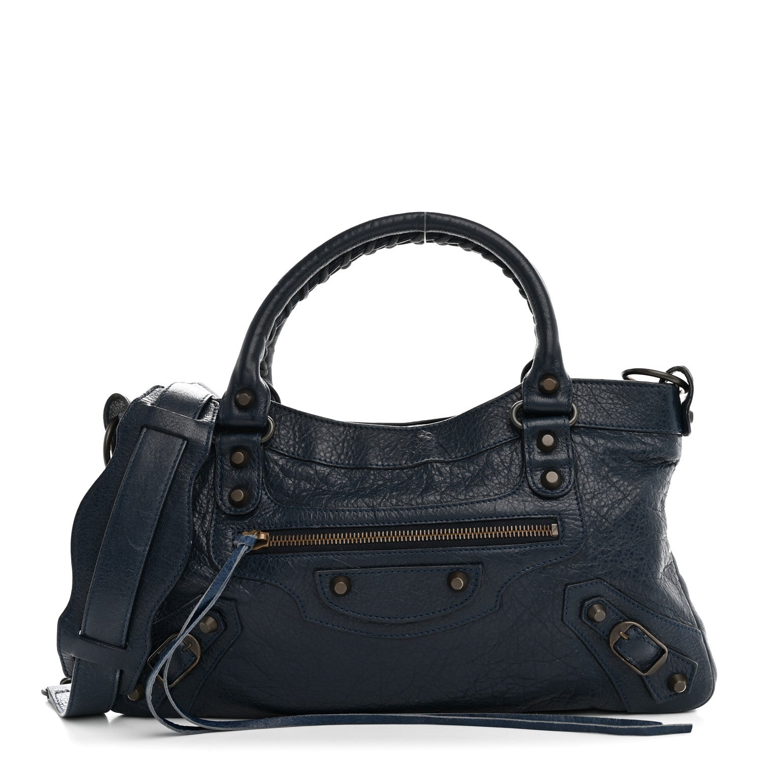 Balenciaga Agneau Classic Hardware First Bleu Obscur 1 of 11