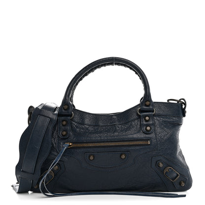Balenciaga Agneau Classic Hardware First Bleu Obscur 1 of 11