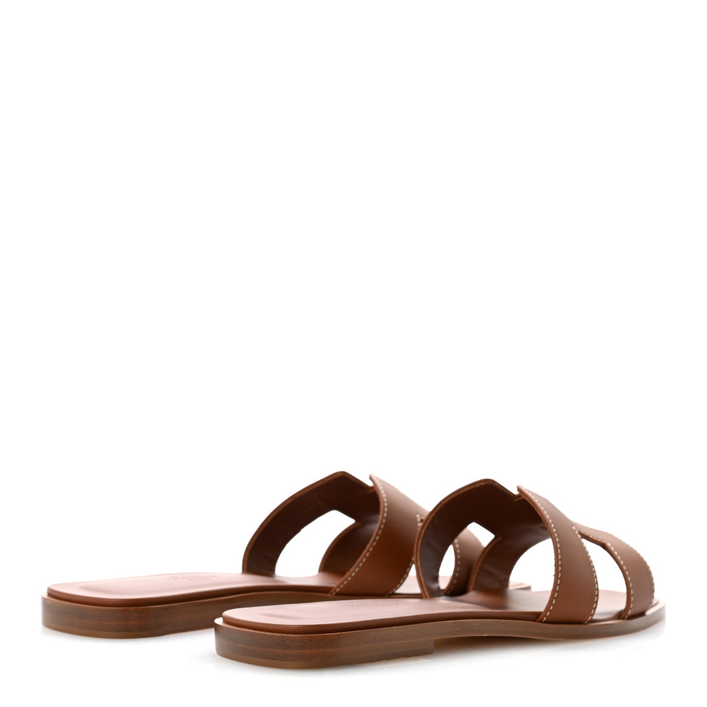 Box Calfskin Oran Sandals 37 Gold