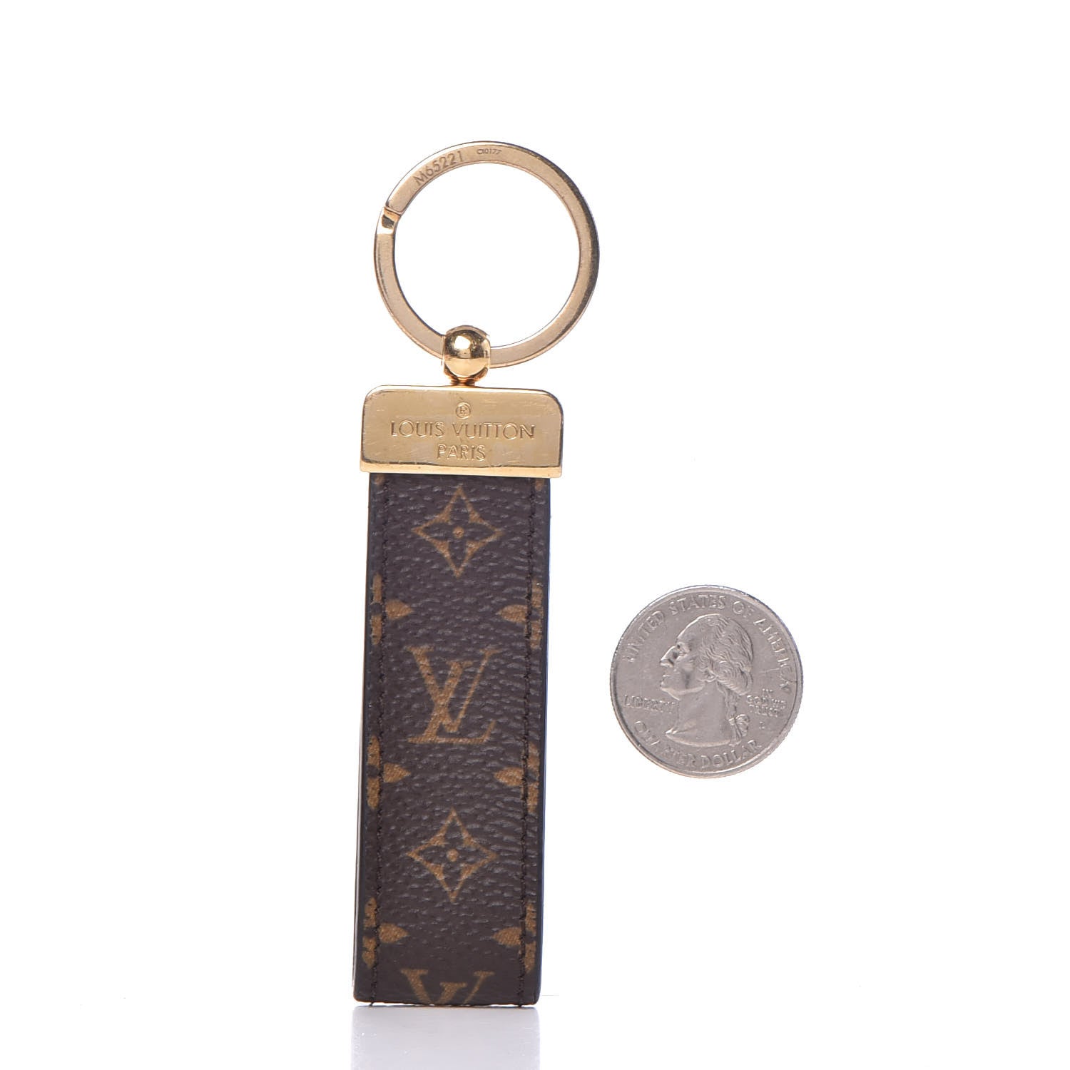 Louis Vuitton Monogram Dragonne Key Holder 2 of 5