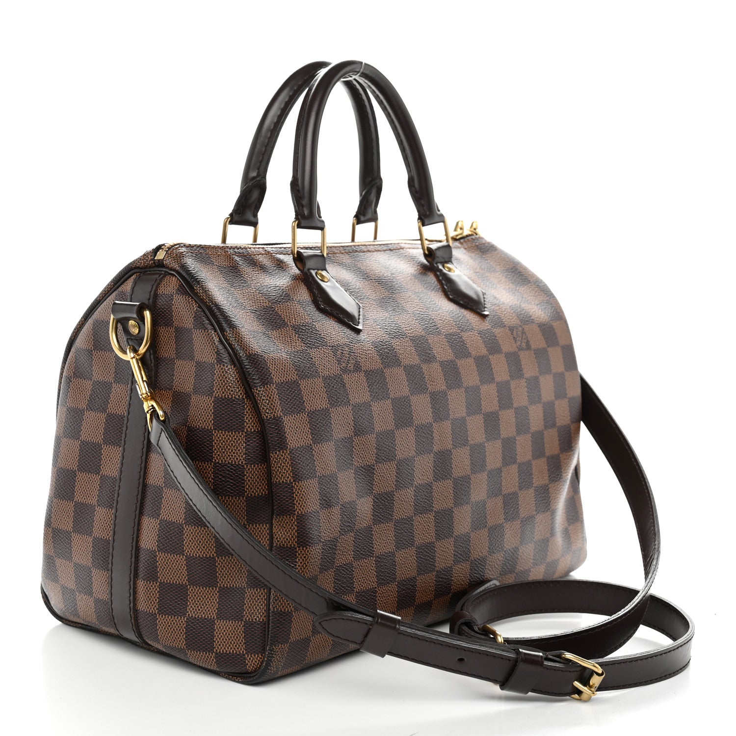 Louis Vuitton Damier Ebene Speedy Bandouliere 30 3 of 12