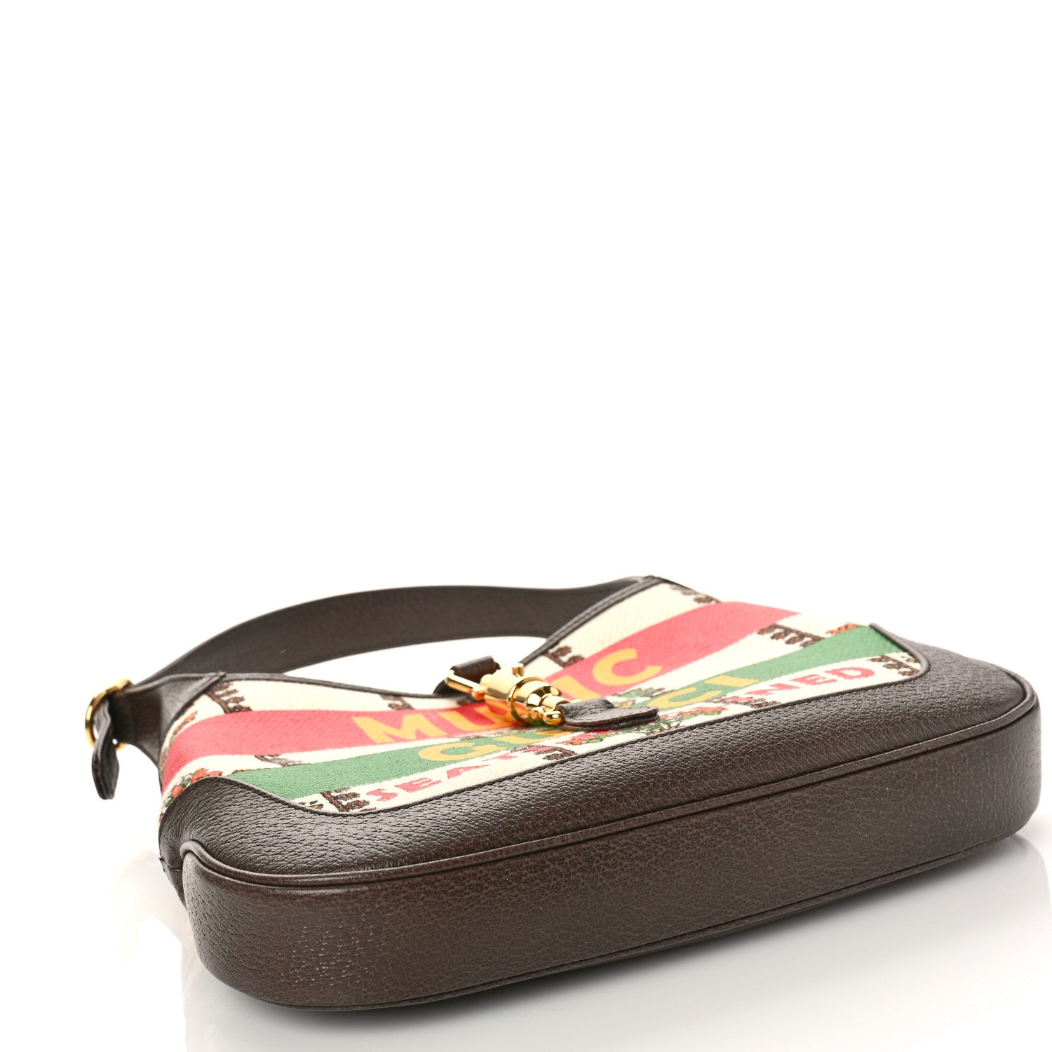Gucci Canvas Calfskin 100 Centennial Music Small Jackie 1961 Hobo Multicolor 4 of 8