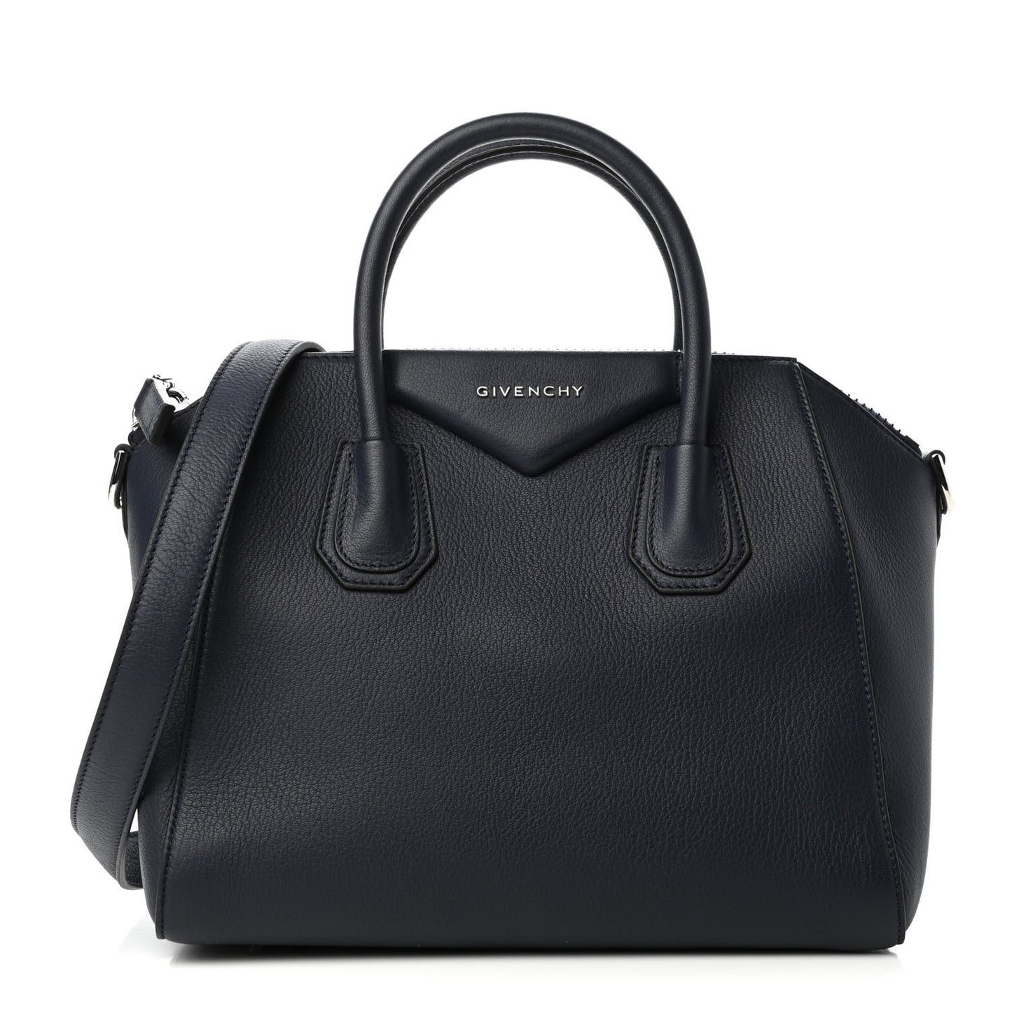 Sugar Goatskin Small Antigona Navy