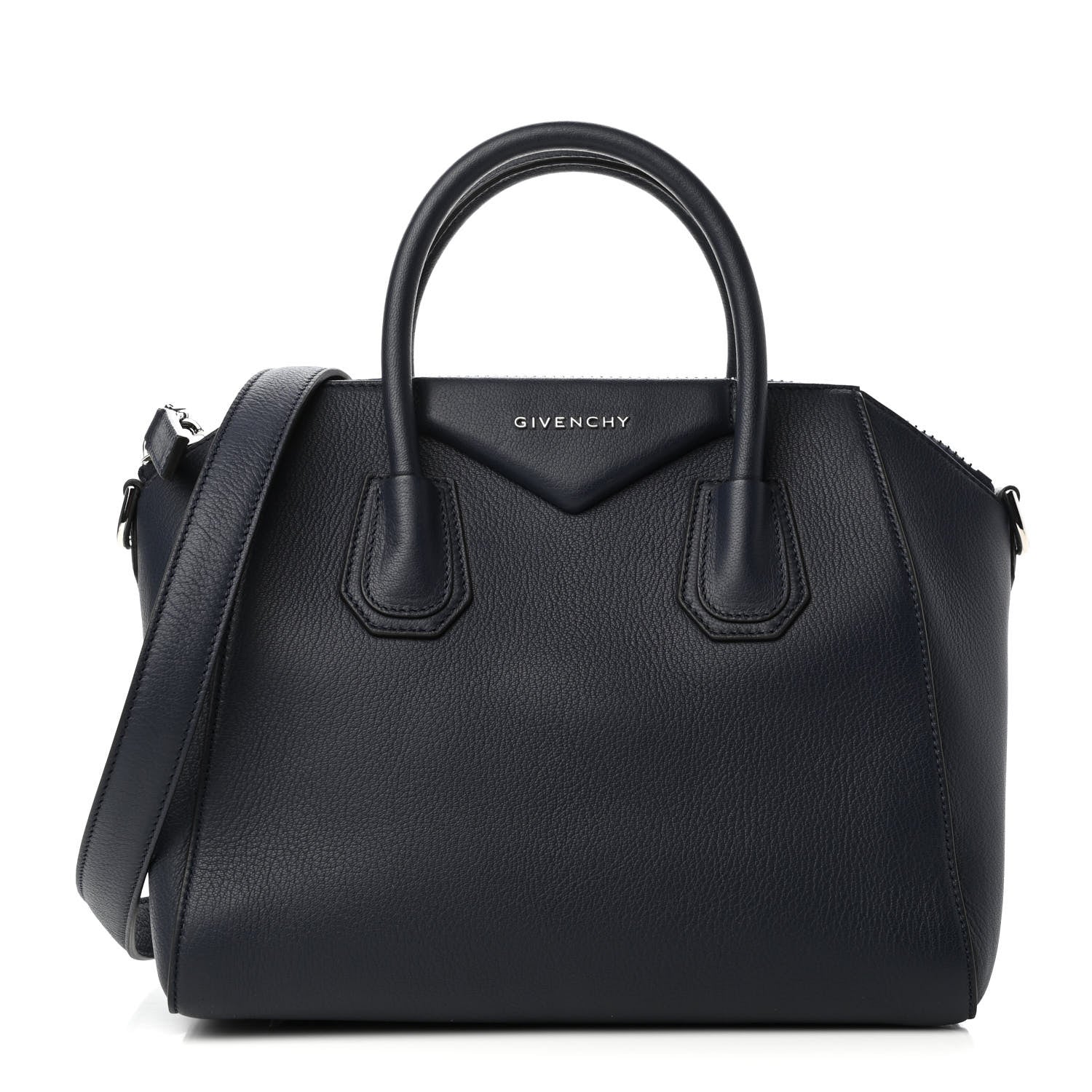 Givenchy Sugar Goatskin Small Antigona Navy 1 of 9