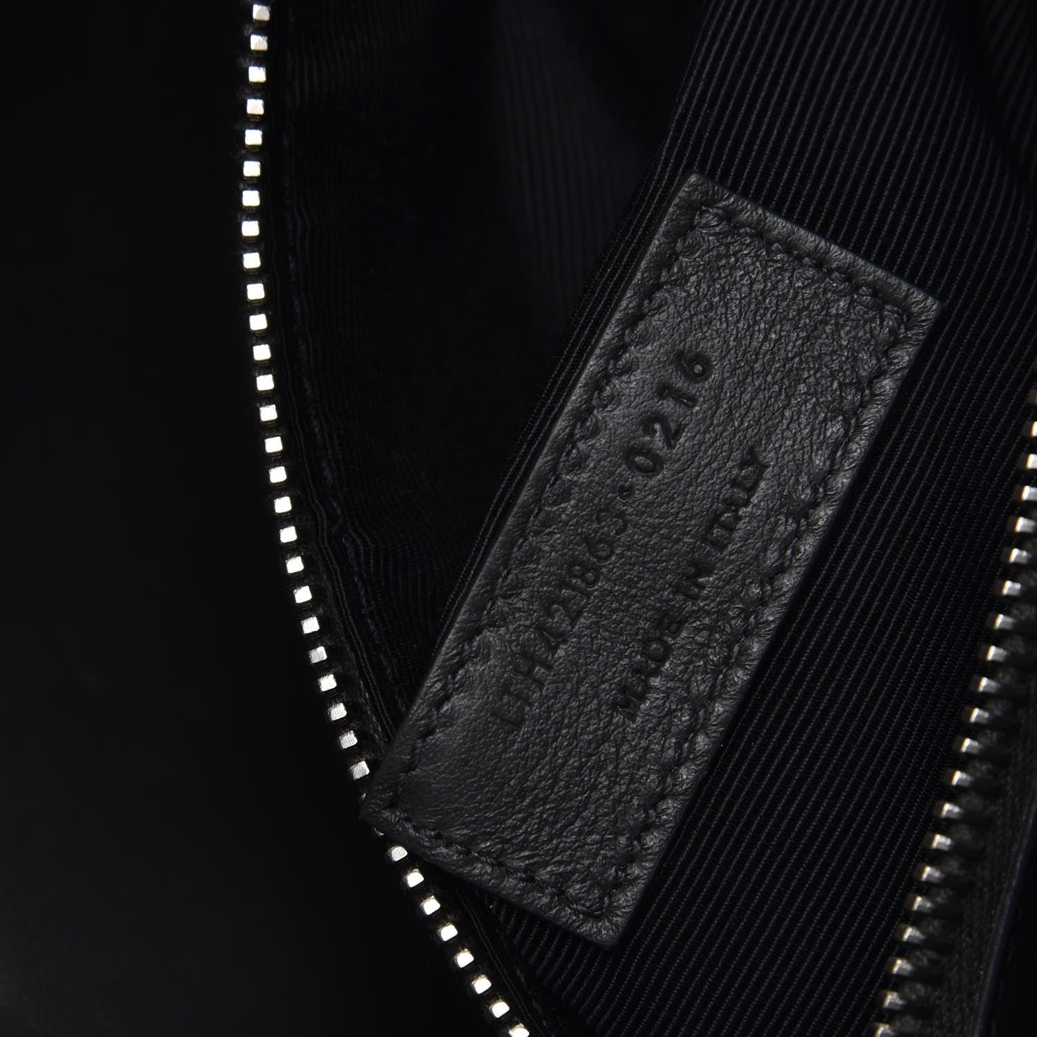 Saint Laurent Grained Calfskin Baby Sac De Jour Coal 8 of 8