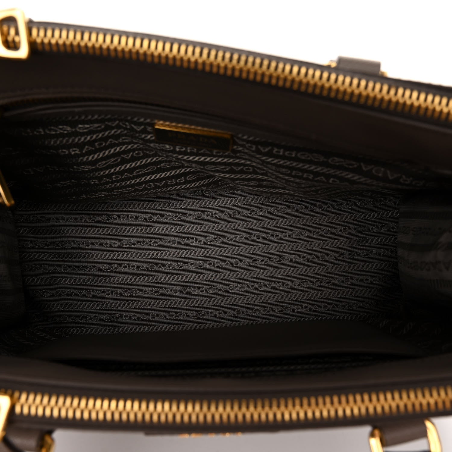 Prada Saffiano Small Galleria Double Zip Tote Argilla 5 of 13