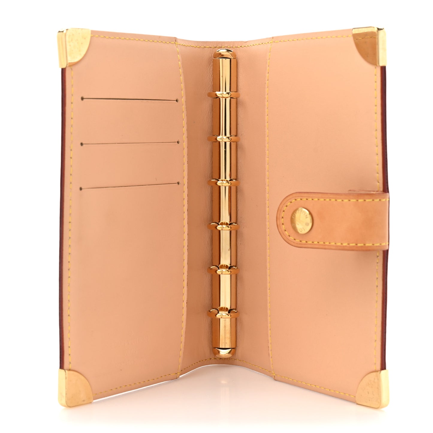 Monogram Multicolor Small Ring Agenda Cover Black