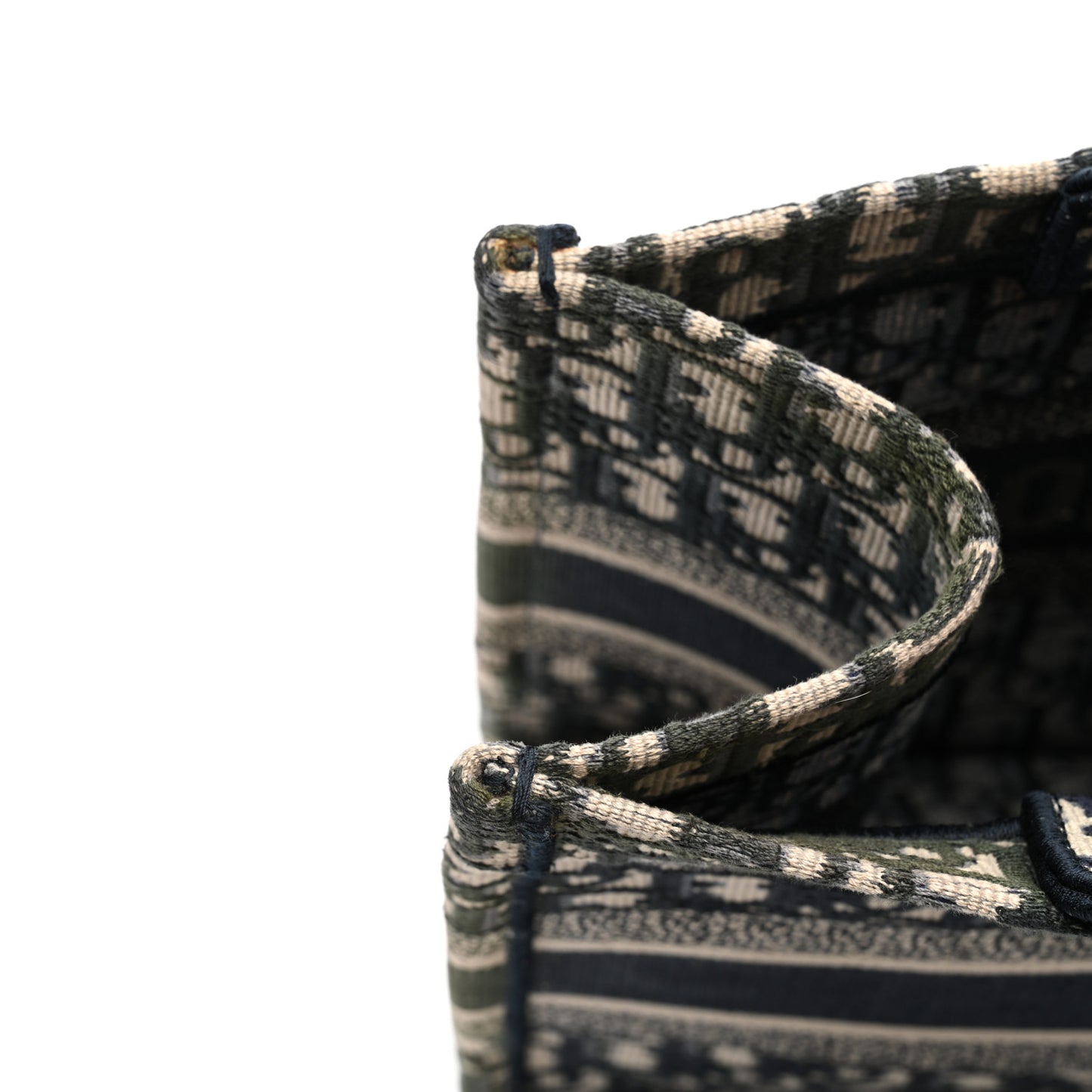 Oblique Medium Book Tote Blue Multicolor