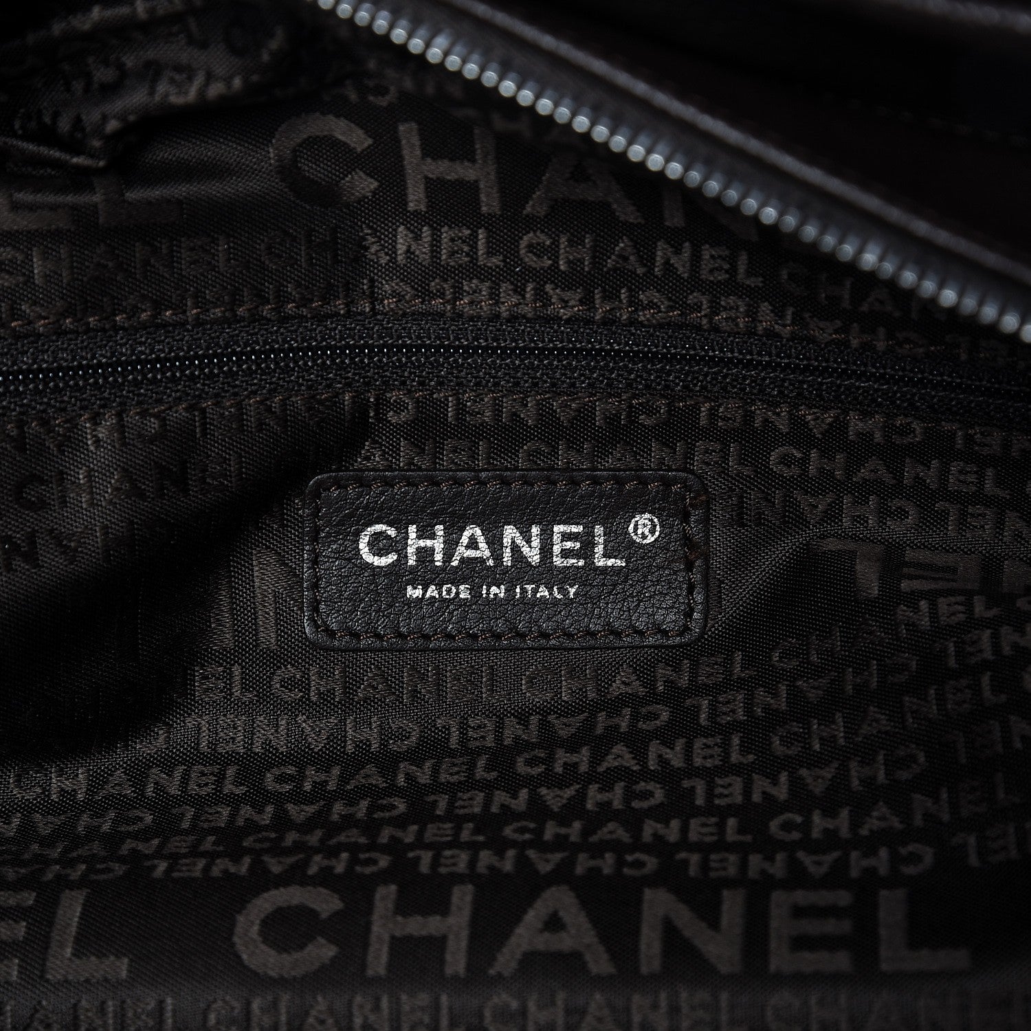 Chanel Caviar Square Stitched Large Satchel Dark Brown 6 of 8
