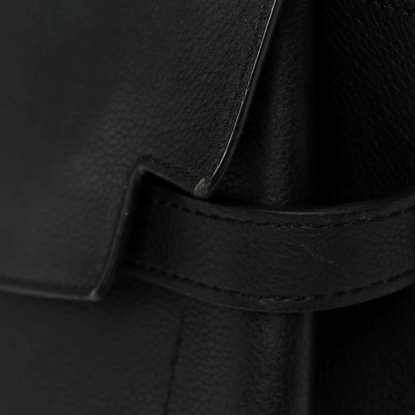 Soft Calfskin My Lockme Top Handle Black