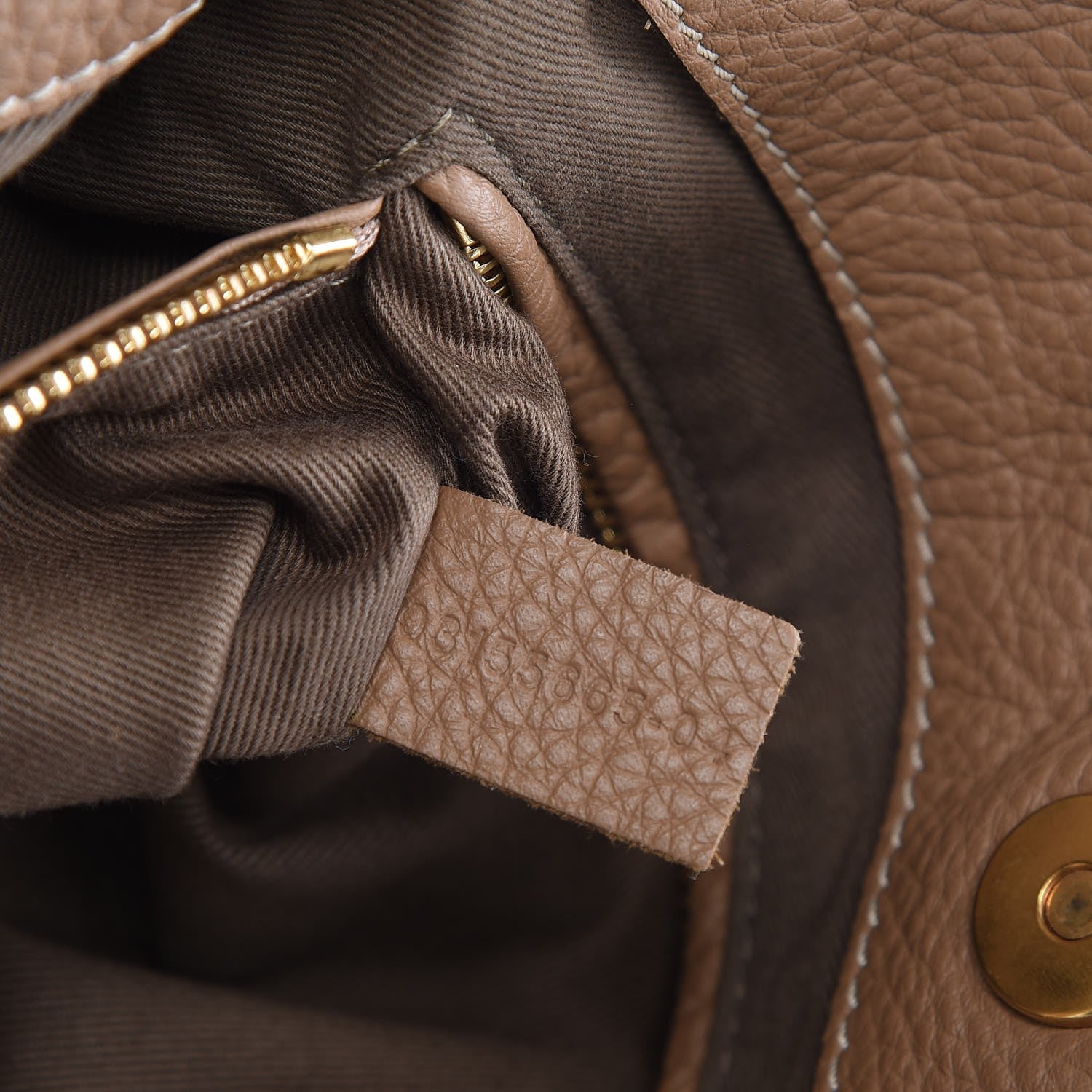 Chloe Calfskin Large New Marcie Tote Nut 7 of 7