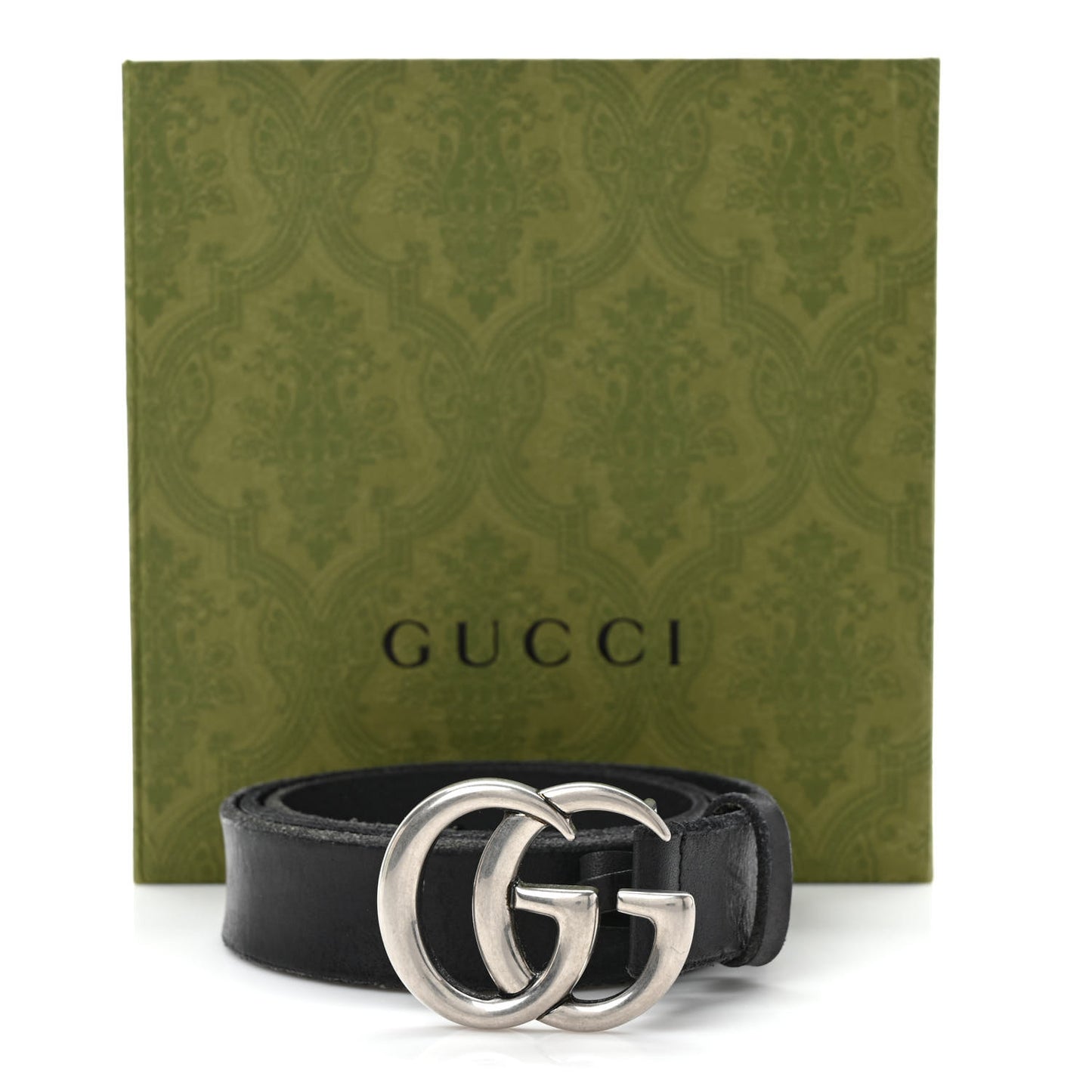 Faded Calfskin Double G 30mm Belt 85 34 Black