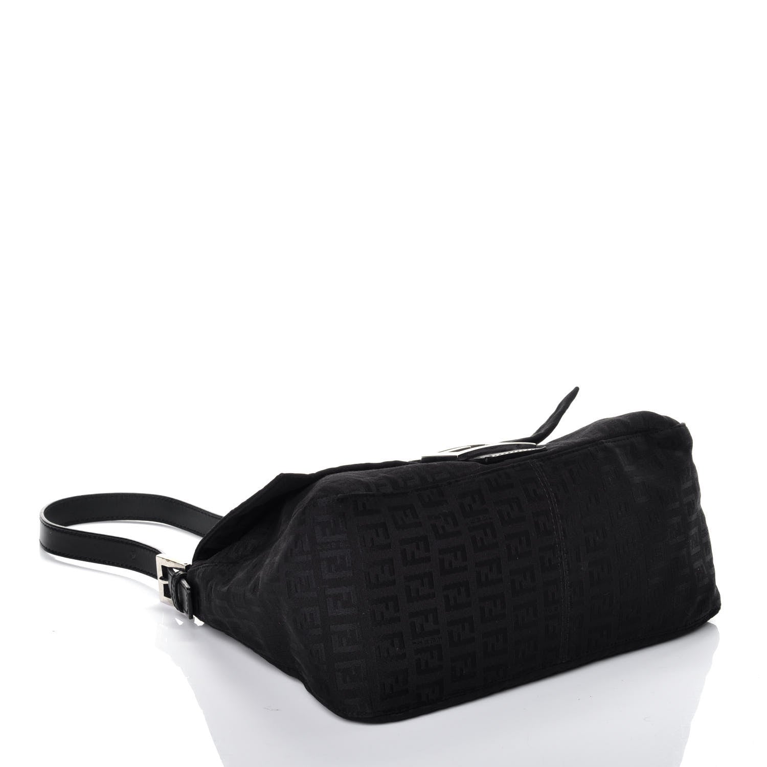 Fendi Zucchino Mama Baguette Black 4 of 9