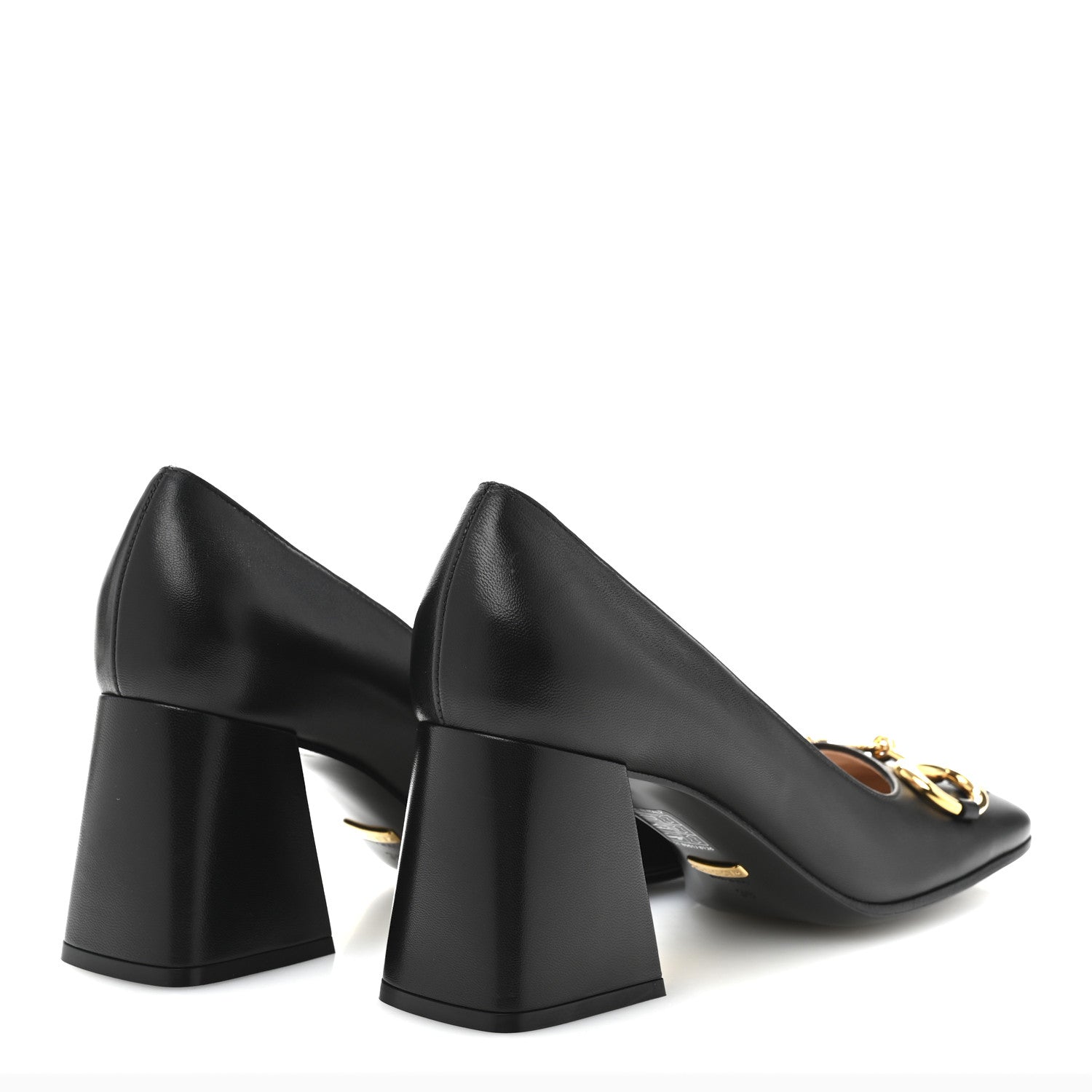 Gucci Malaga Kid Horsebit 75mm Pumps 39 Black 5 of 10