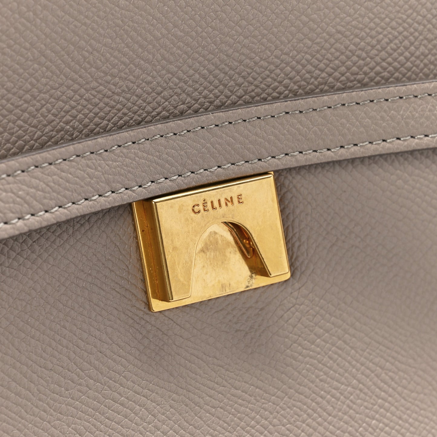 Grained Calfskin Mini Belt Bag Light Taupe