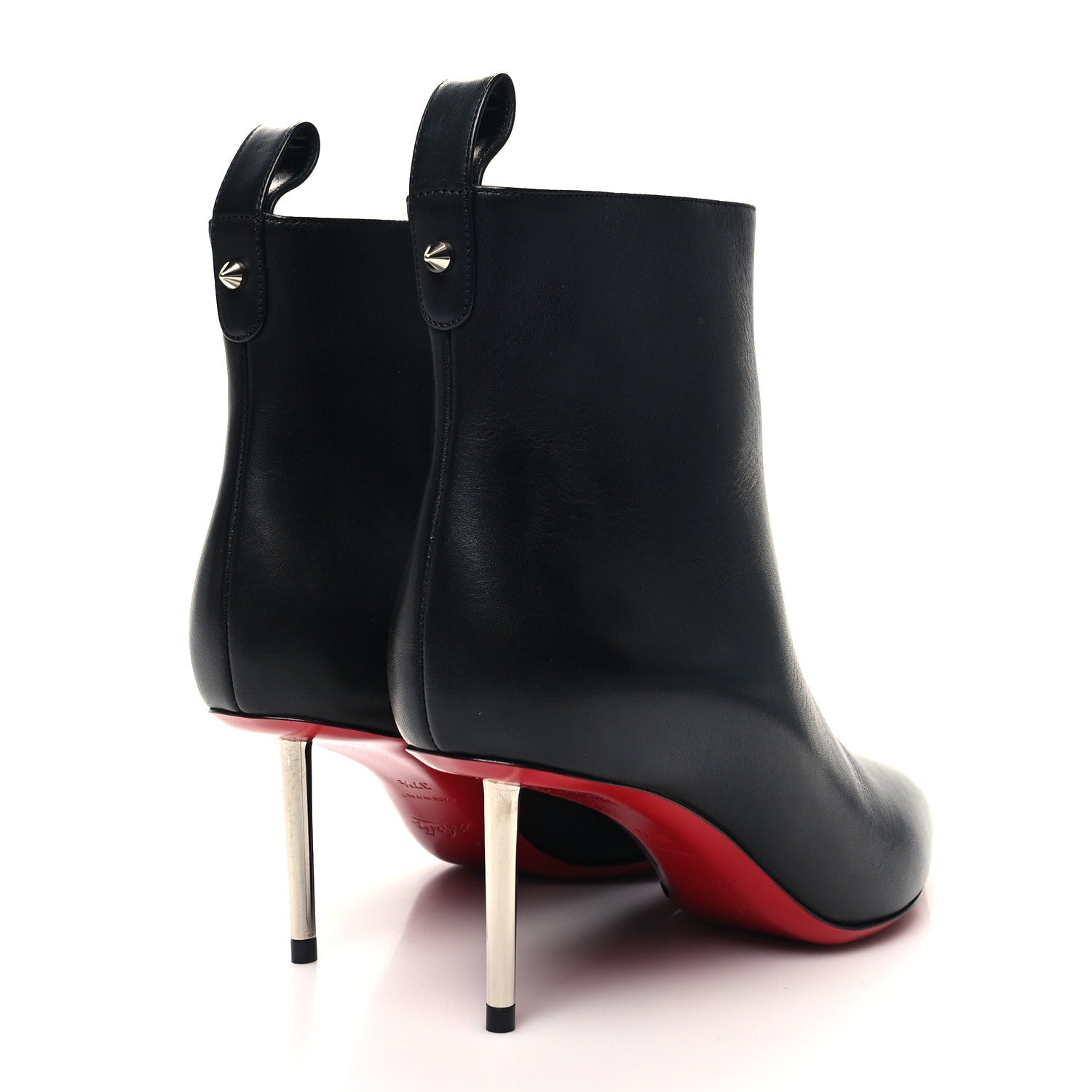 Christian Louboutin Calfskin Galvafiori Epic Ankle Boots 37.5 Black 4 of 6
