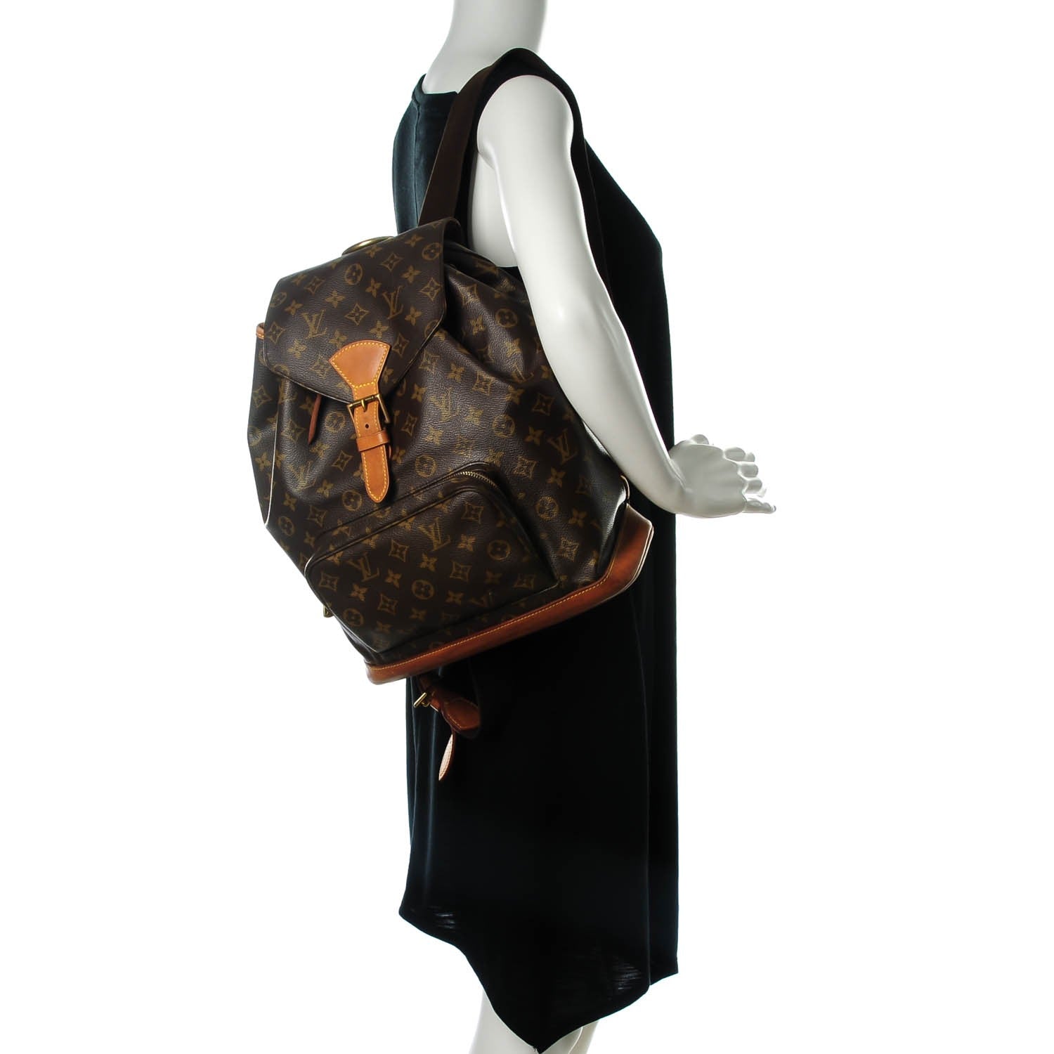 Louis Vuitton Monogram Montsouris GM Backpack 2 of 9