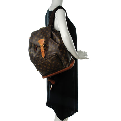 Louis Vuitton Monogram Montsouris GM Backpack 2 of 9