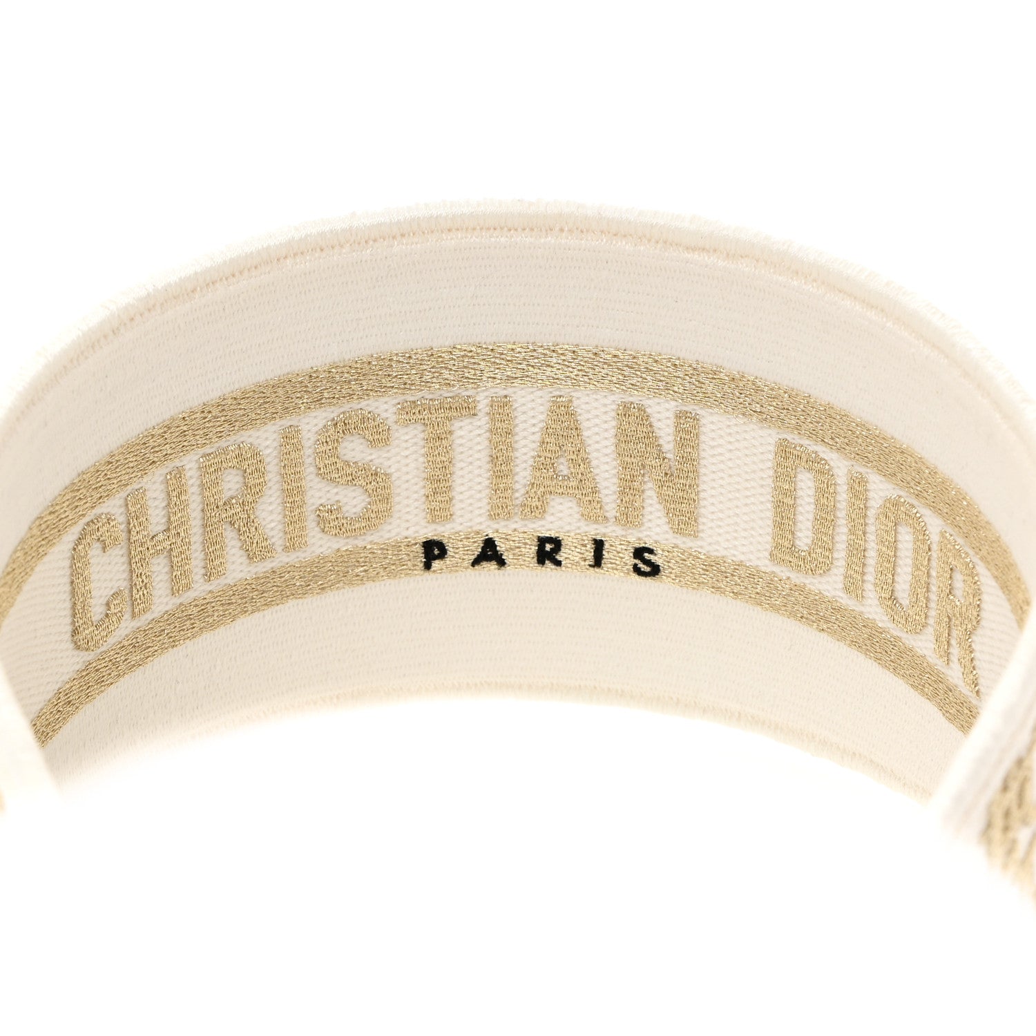Christian Dior Oblique Headband Dore 1498290 – FASHIONPHILE