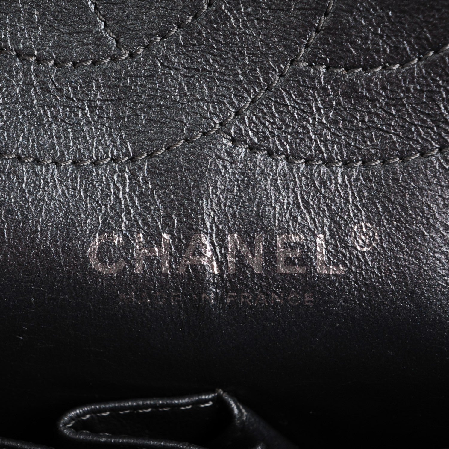 Chanel Metallic Calfskin Quilted 2.55 Reissue 225 Flap Dark Silver 6 of 7