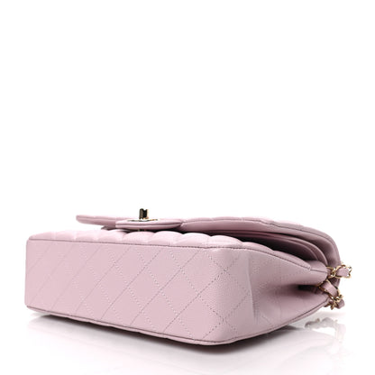 Chanel Caviar Quilted Medium Double Flap Light Pink 8 of 8