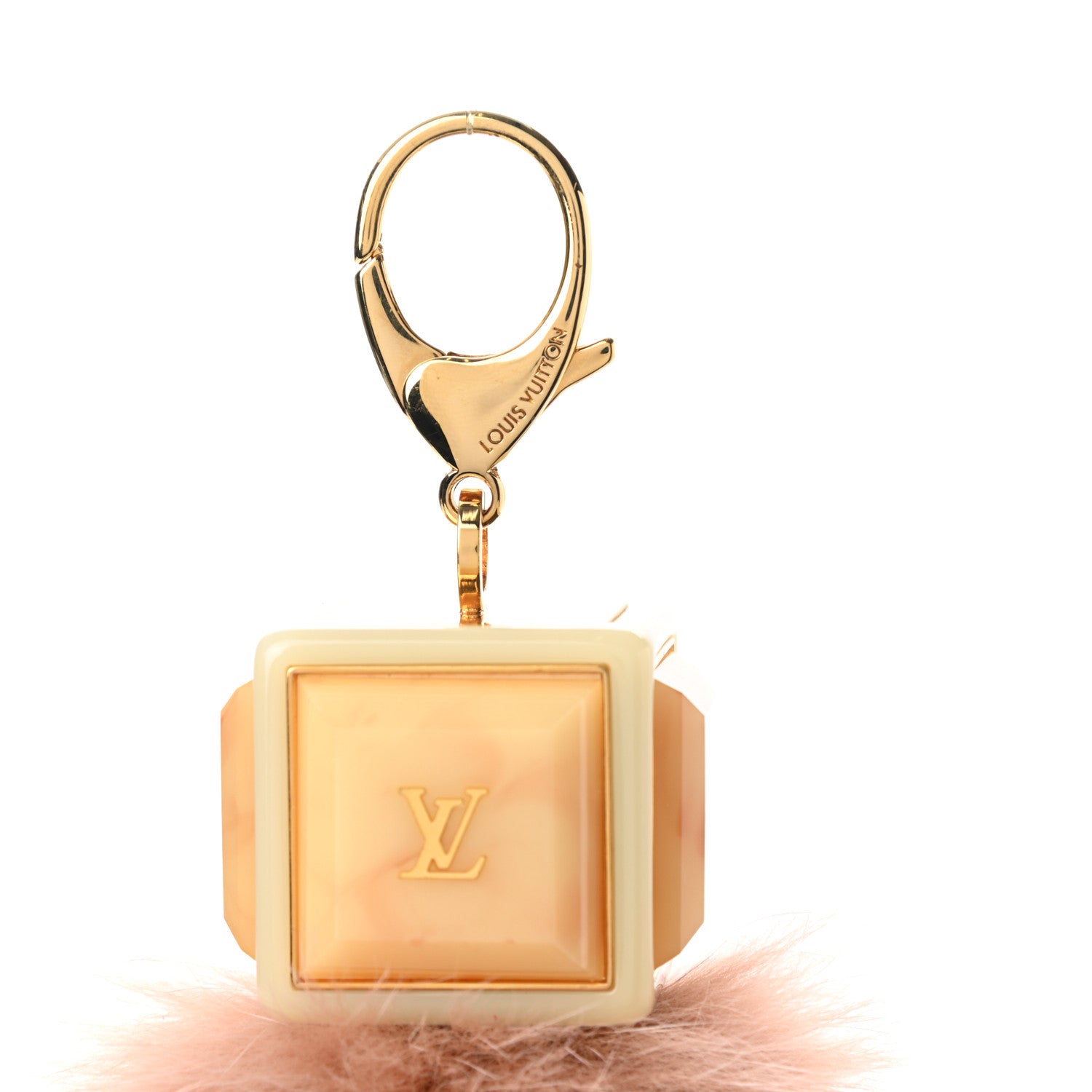 Louis Vuitton Fox Fur Foxy Key Holder Bag Charm Blush 3 of 3