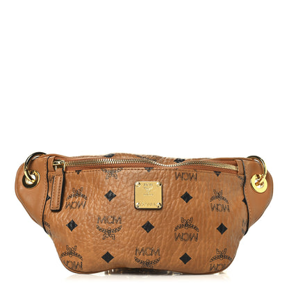 MCM Visetos Stark Belt Bag Cognac 1 of 9
