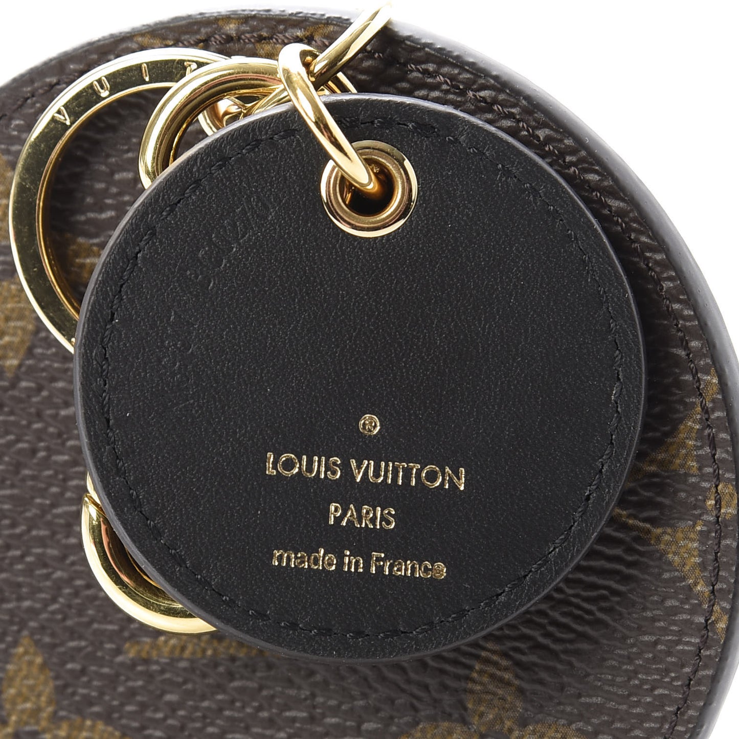 Monogram Reverse Key Holder Bag Charm