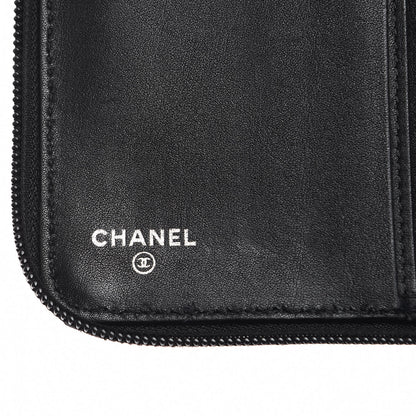 Chanel Caviar Large Timeless CC Zip Around Organizer Wallet Black 6 of 14