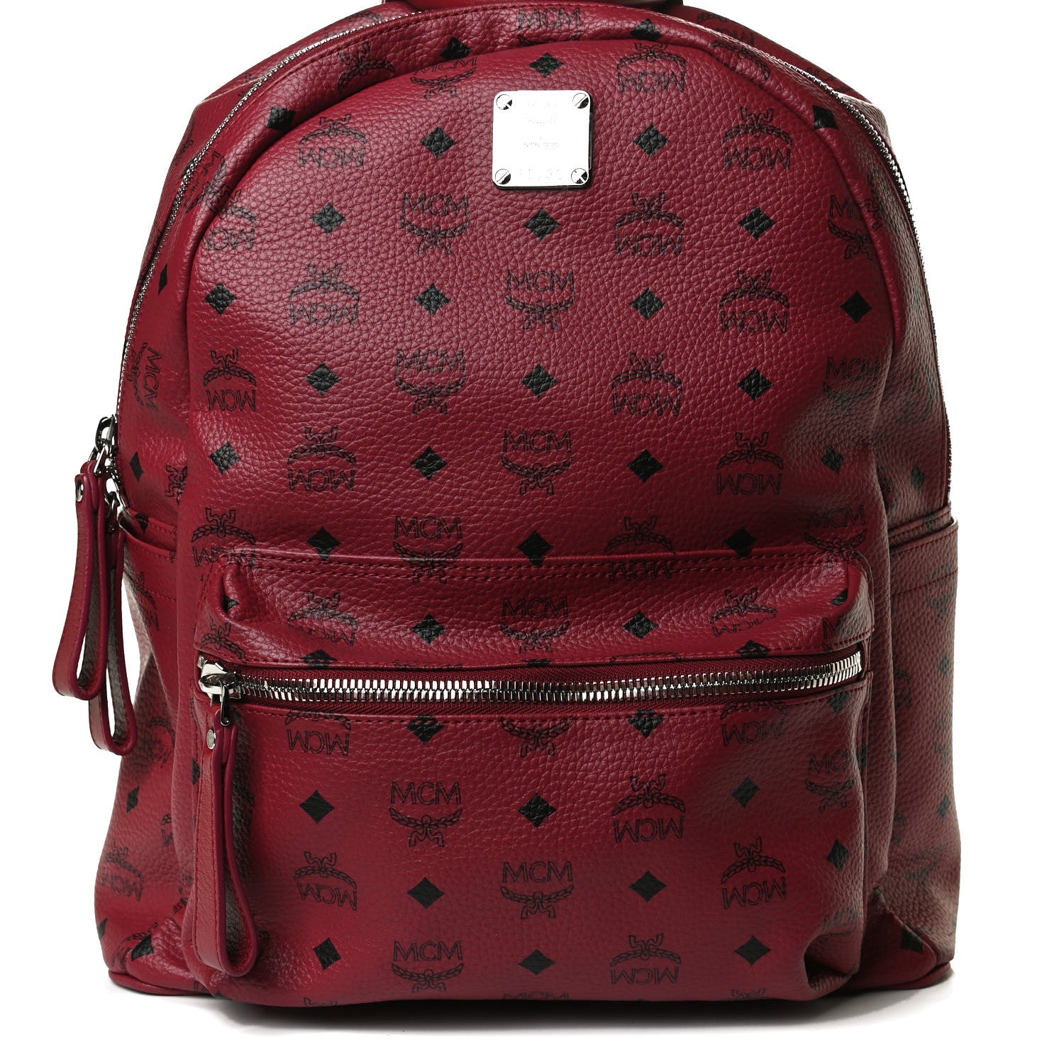MCM Visetos Large Stark Backpack Scooter Red 11 of 12