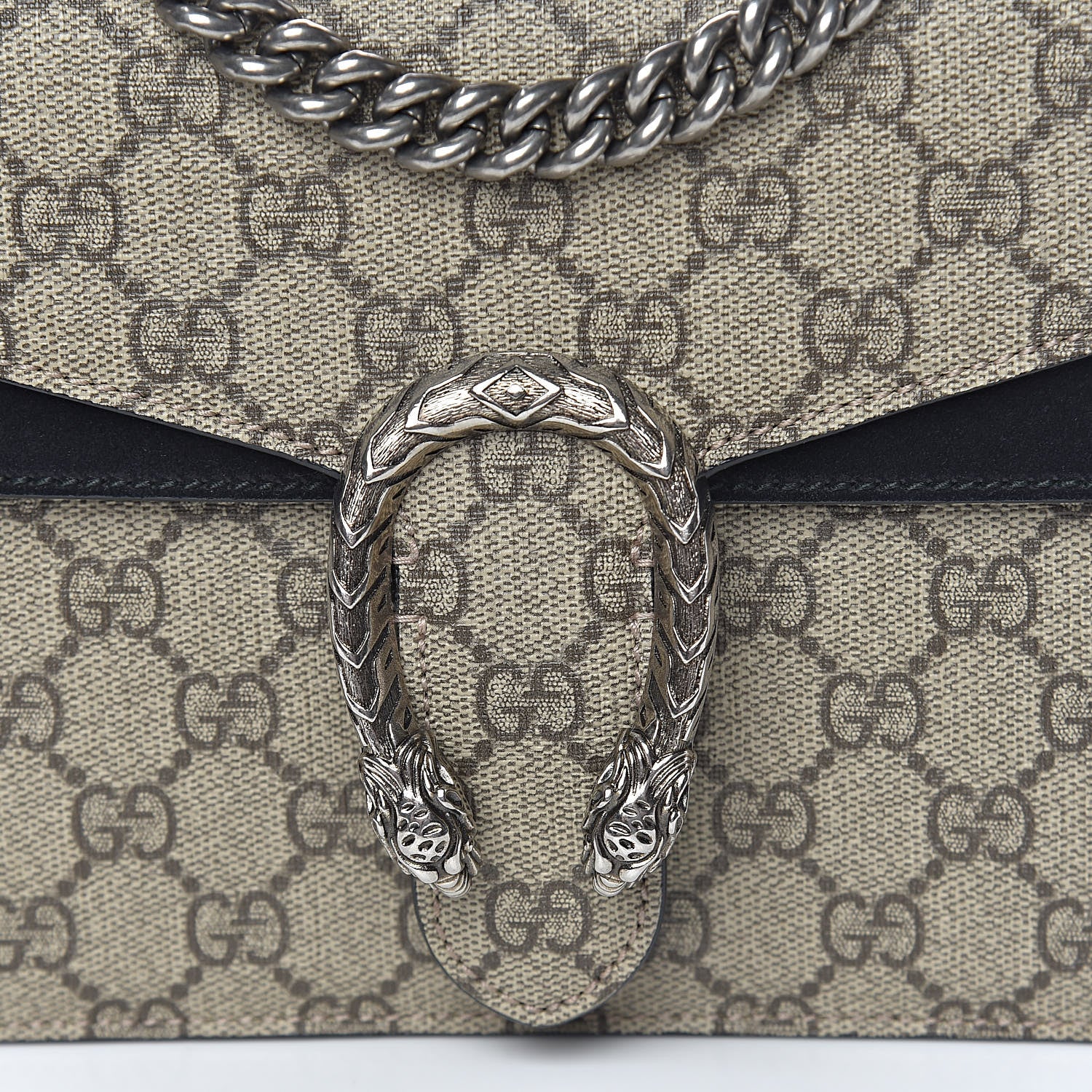 Gucci GG Supreme Monogram Mini Dionysus Shoulder Bag Black 15 of 15