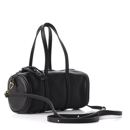 Mansur Gavriel Pebbled Calfskin Mini Mini Duffel Bag Black 4 of 11