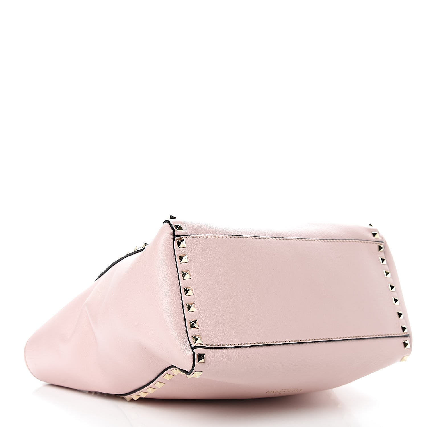 Valentino Garavani Vitello Rockstud Double Handle Tote Poudre 4 of 11