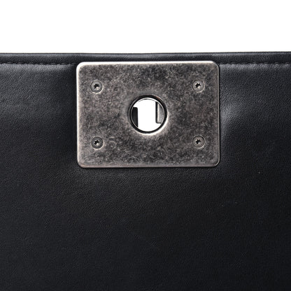 Chanel Calfskin Quilted Medium Boy Flap Black 10 of 16