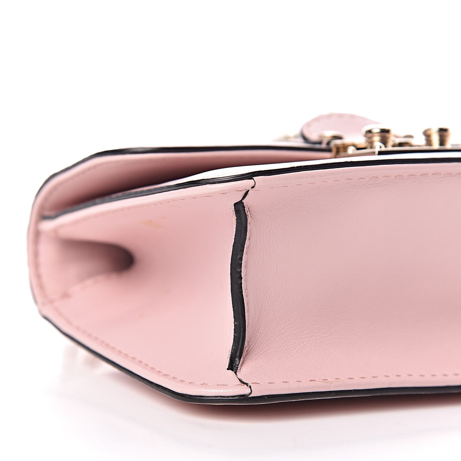 Valentino Garavani Vitello Mini Glam Lock Rockstud Flap Water Rose 8 of 11