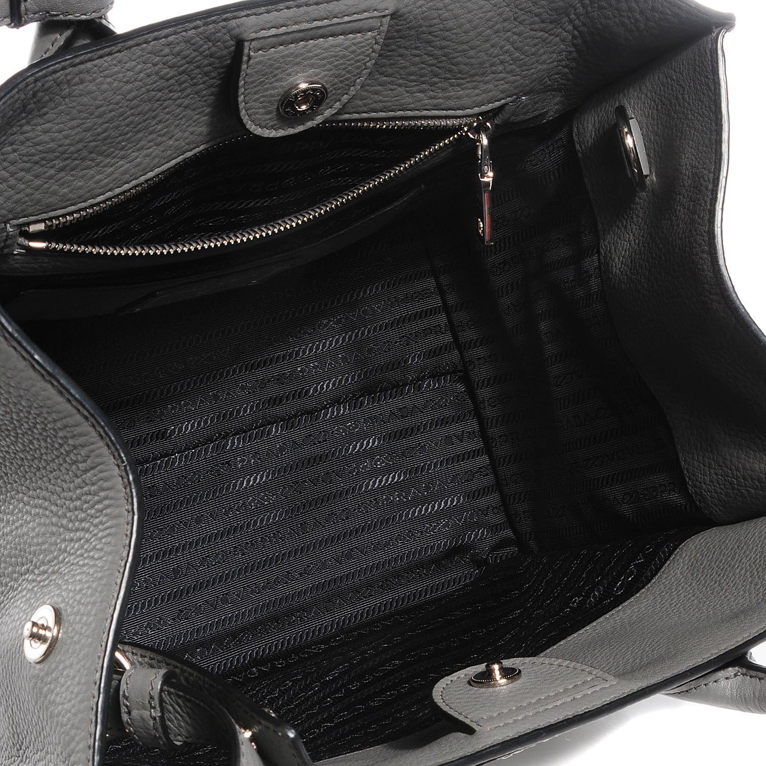 Prada Vitello Daino Tote Marmo 5 of 10