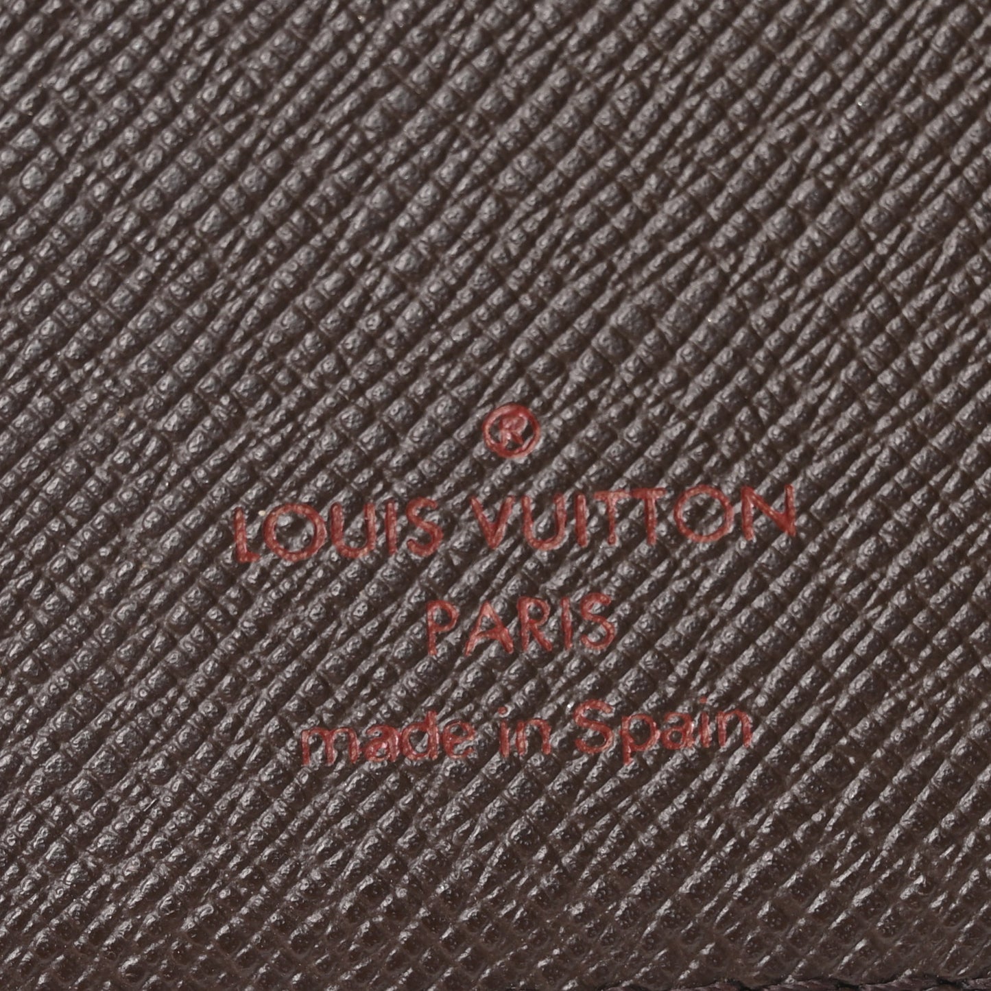Damier Ebene Small Ring Agenda Cover