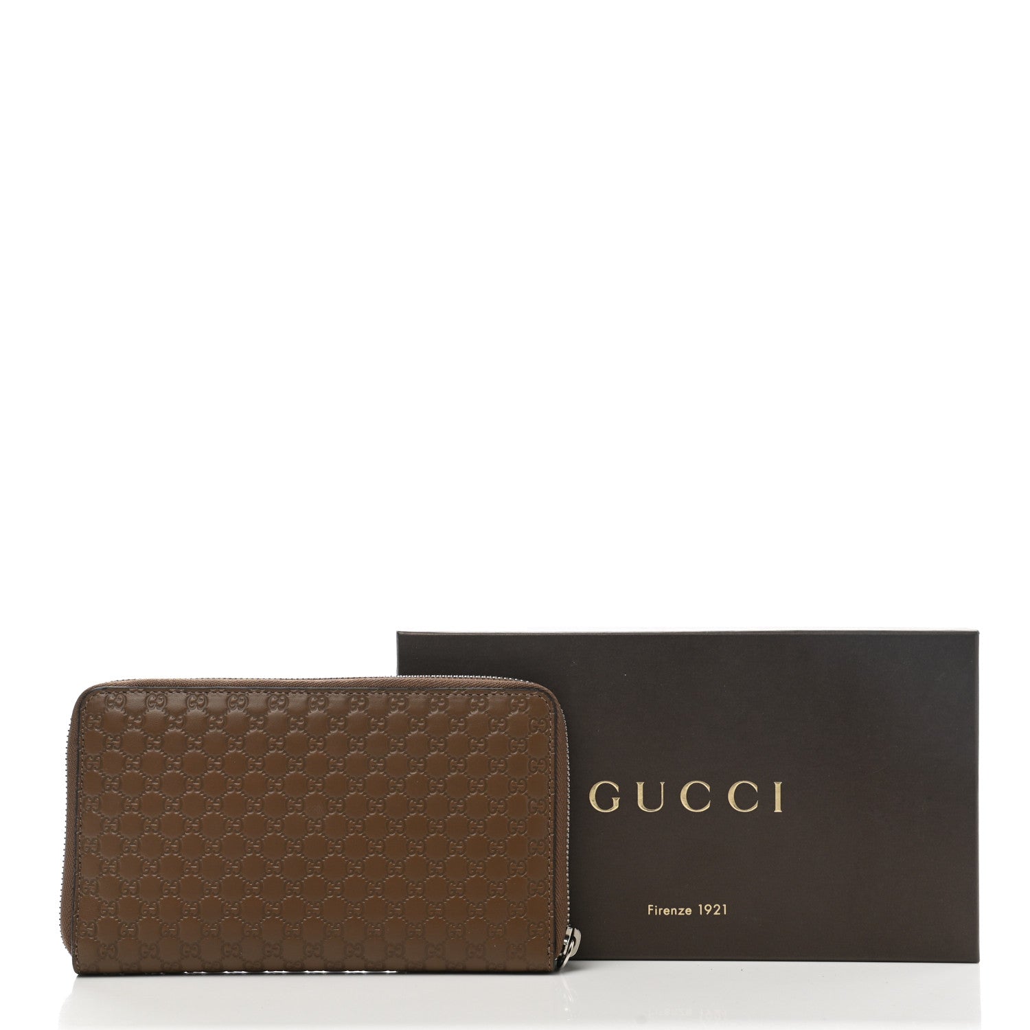 Gucci Microguccissima Large Zip Around Organizer Wallet Acero 11 of 11