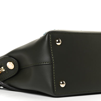 Fendi Vitello Baltico Nappa Flowerland Studded Small Dotcom Click Chain Satchel Verde Prato Multicolor 9 of 12